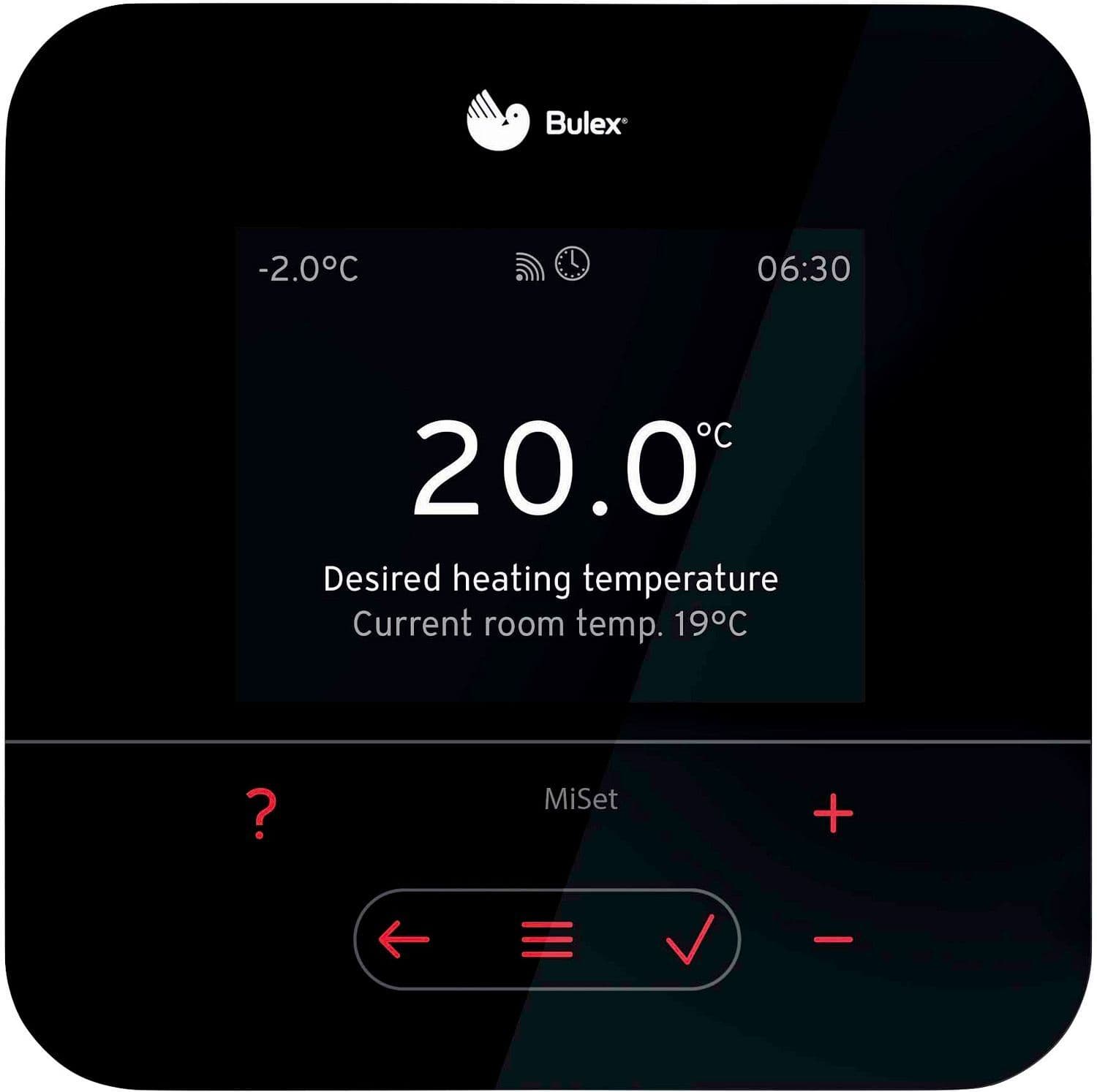 Modulerende kamerthermostaat draadloos miset SRT380F Bulex