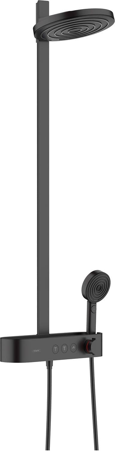 DOUCHEZUIL+ THERMOSTAAT PULSIFY S 260 2JET ECOSMART HG MAT ZWART 9L/MIN