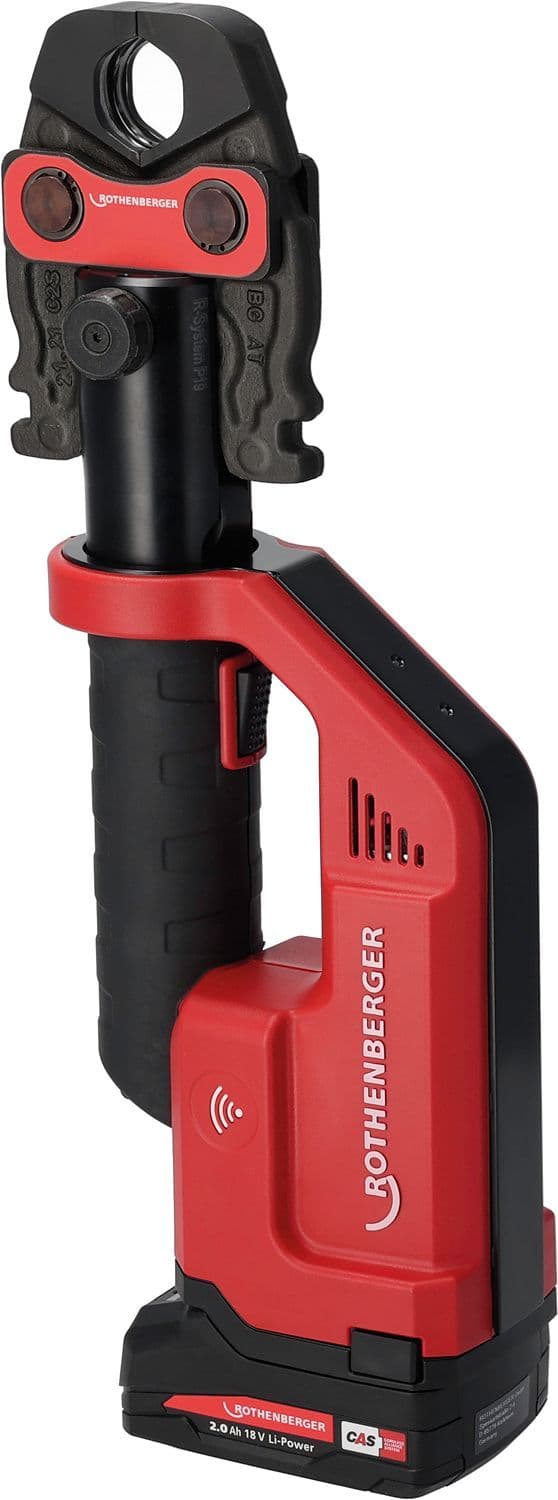 Sertisseuse Rothenberger romax Compact III + 1 accu 2AH + Set machoires TH 16-20-26MM