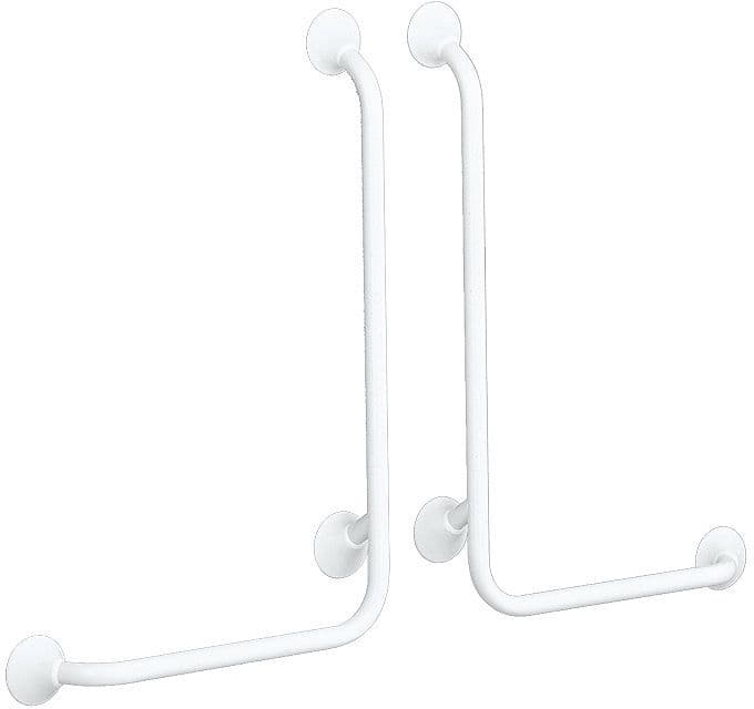GEPLOOIDE WANDBEUGEL LINIDO 90GR LINKS  INOX