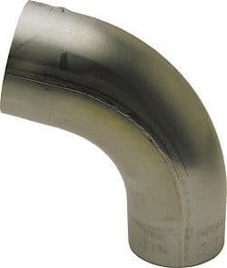Zinken elleboog 100MM rond 72GR.