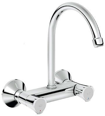 Mitigeur cuisine Costa Grohe bec au-dessus 18,2CM chrome