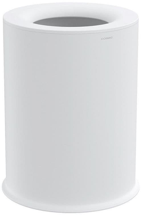 Afvalemmer staand geyser cosmic 5L mat wit
