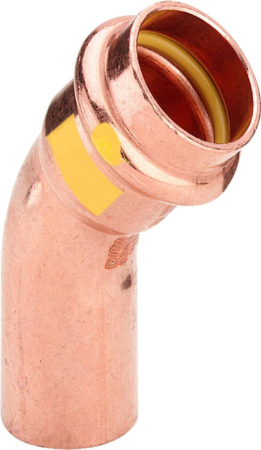 Elleboog 45°MF 18MM profipress gas Viega