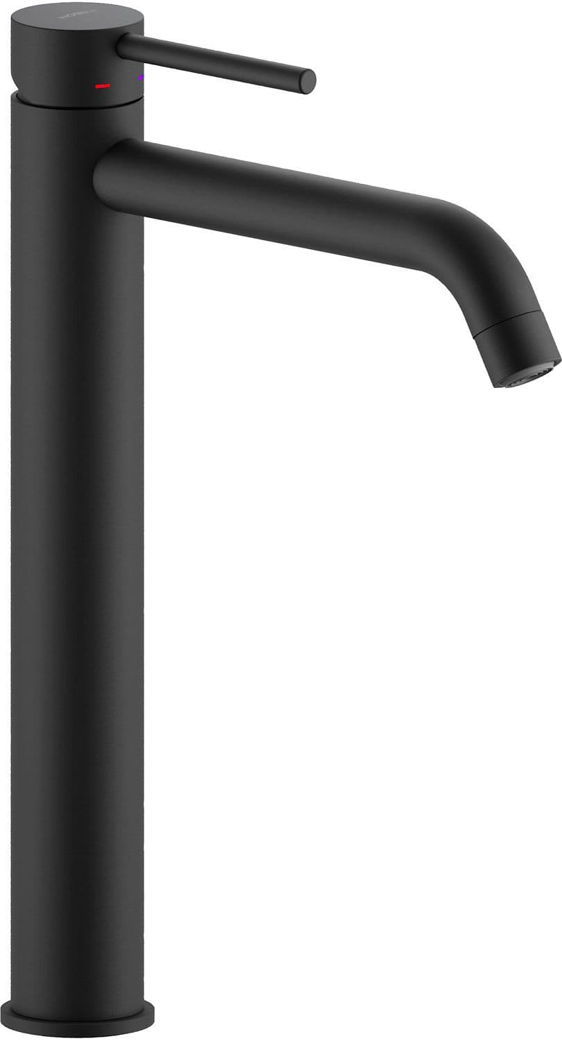 Mitigeur lavabo live nobili haut avec click-clack Noir mat