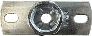 Muurplaat + draadmof Geberit 1/2"