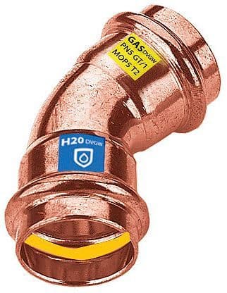 Elleboog 45° ff 42MM frabopress securfrabo combi