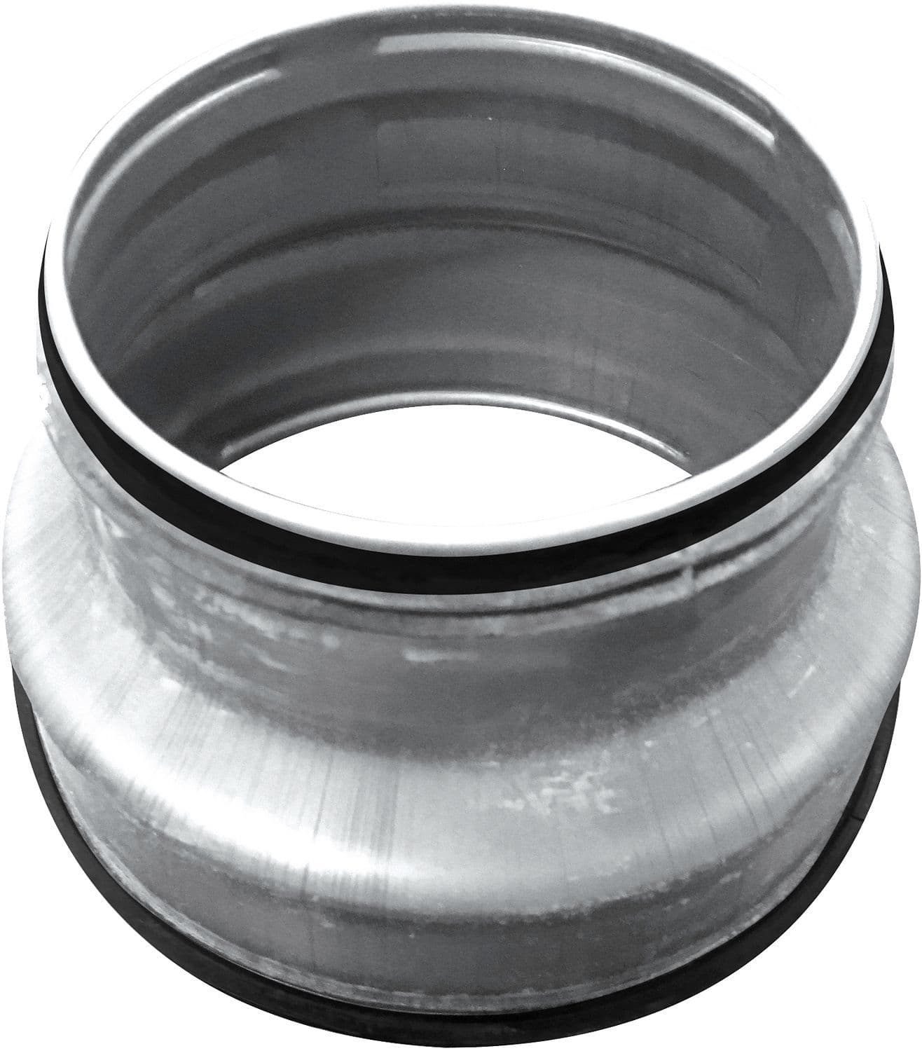 Spiral-d galva reductienippel voor ventilatie 200-180MM