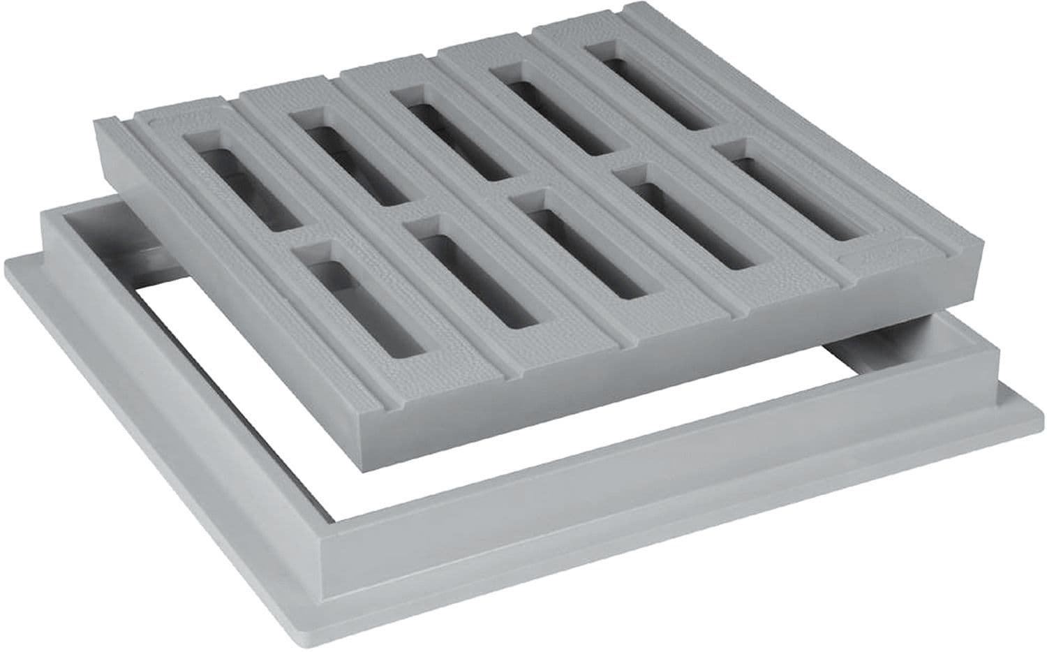 GRONDROOSTER MET KADER NICOLL GRIJS 30-30CM