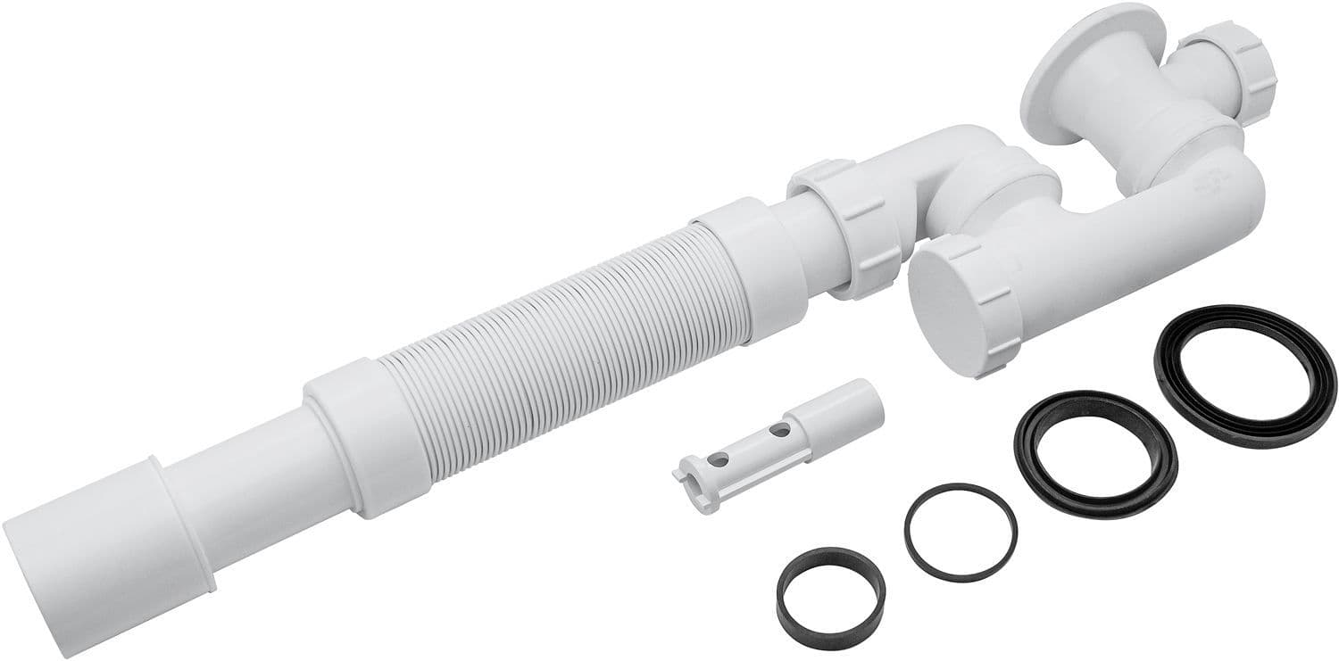 Vervangsifon+ afwerkset voor pool/square/zen/soft clic-clac chroom