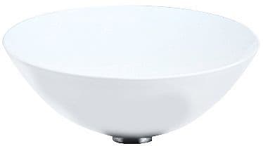 Opbouw lavabo SB.K450.GS alape diameter 450 mm zonder kraanvlak/overloop wit