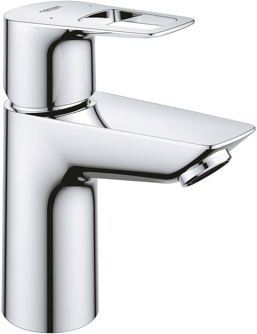 1GREEP Mengkraan lavabo BauLoop FG S-Size EcoSmart zonder as chroom