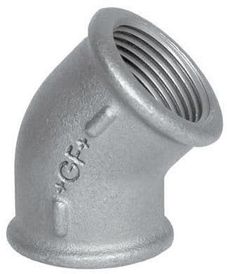 Galva elleboog 45° gf ff Nr 120 6/4"