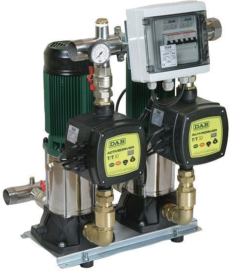 Drukverhoger met 2 pompen kvcx + active driver 45/120 Dab