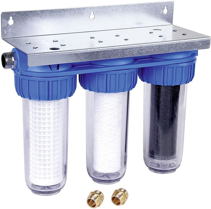 Triplex FF60 zeef- +fijn- +koolstof filter voor regenwater Honeywell kit
