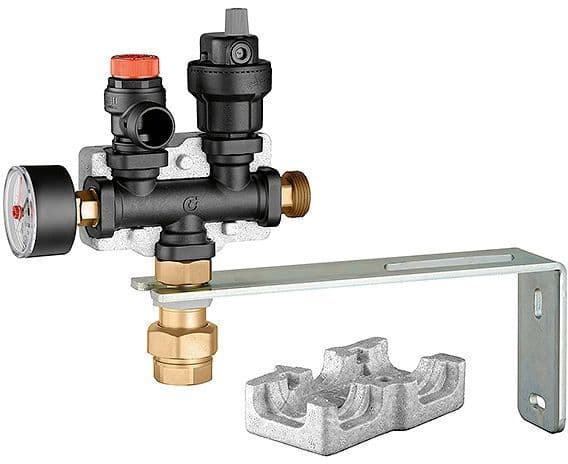Caleffi Box 4*AANSLUITCOMBINATIE