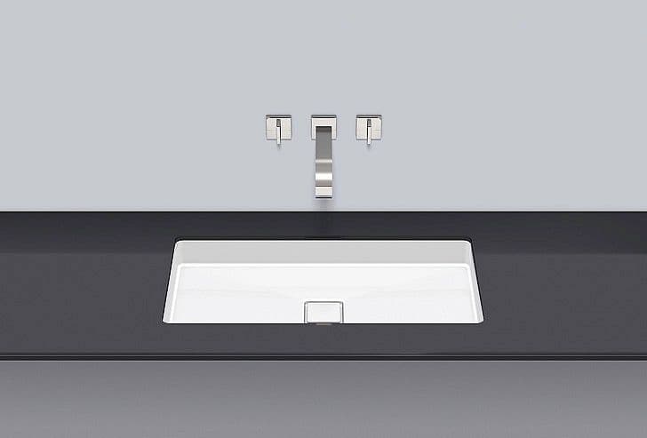 Onderbouw lavabo UB.RE700.4 632X330 zonder overloop wit