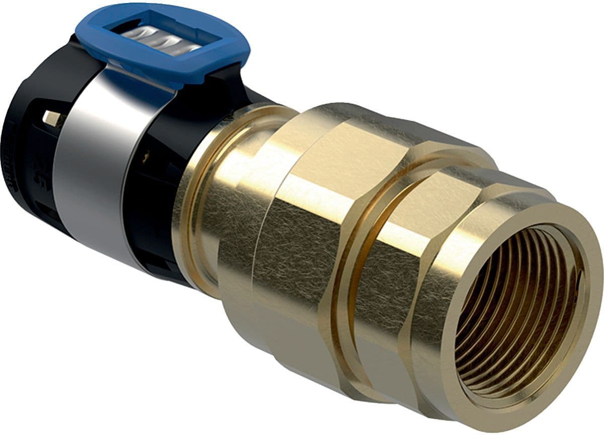 3-DELIGE Koppeling 16MM-1/2"F FlowFit Geberit