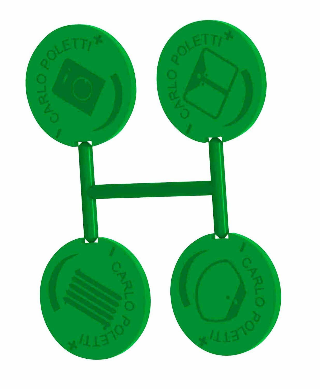 UNI.COLLECTOR INDICATOR REGENWATER GROEN (SET 4 STUKS)