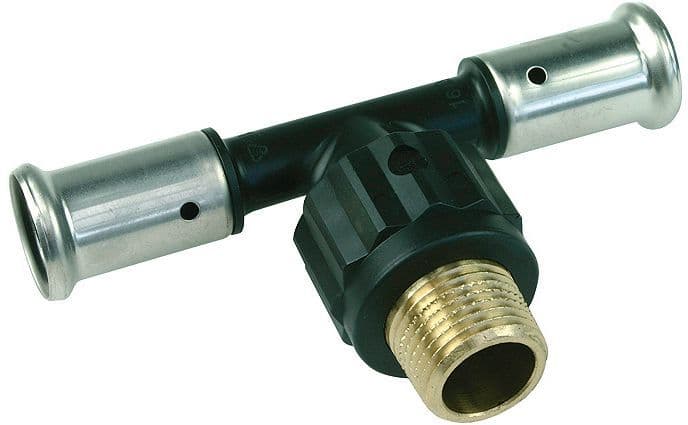 T 20-1/2"M-20MM Kunststof pers Henco