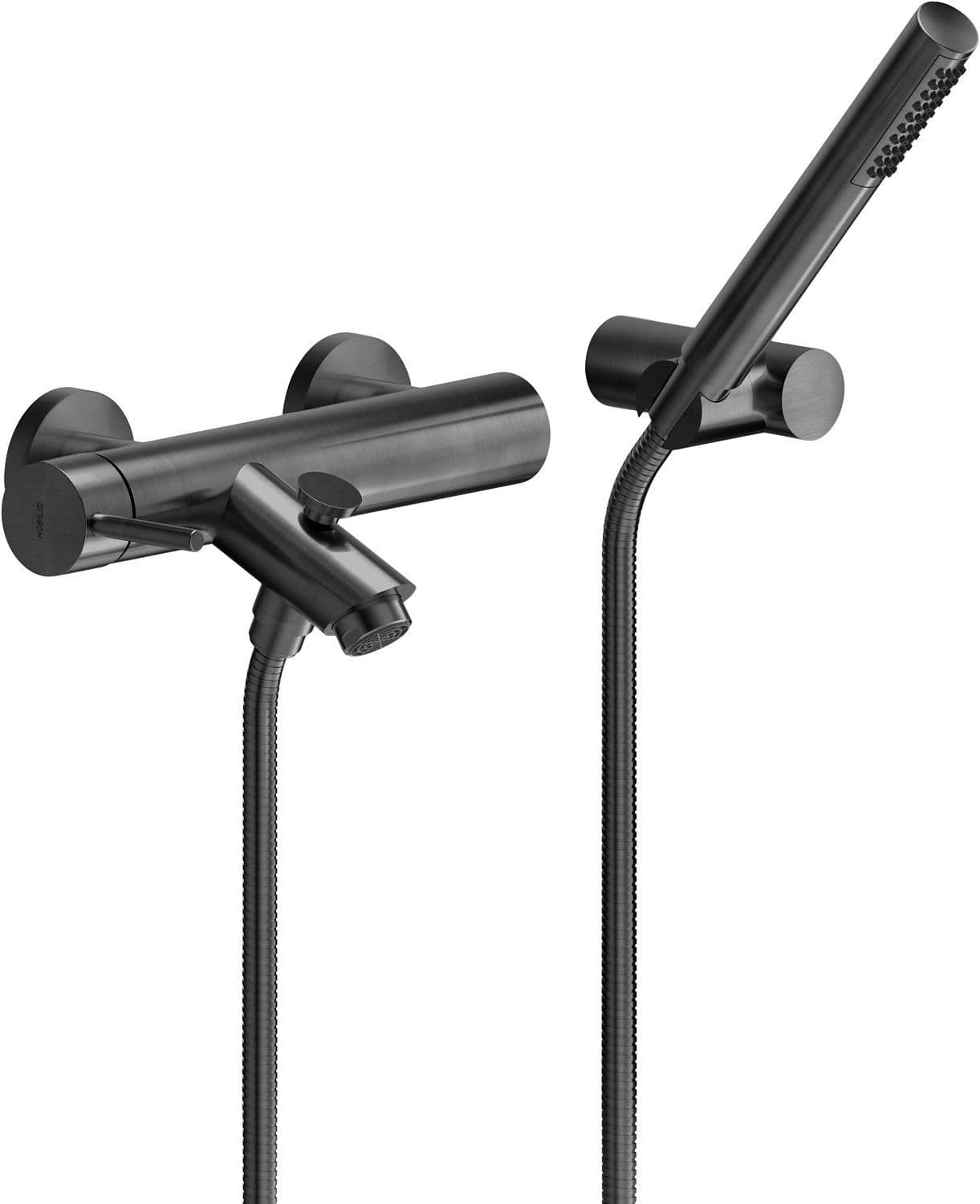 Mitigeur bain live nobili complet graphite brossé