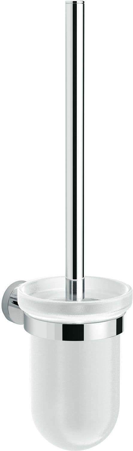 Wc borstelhouder hold o(n) chroom/ mat glas
