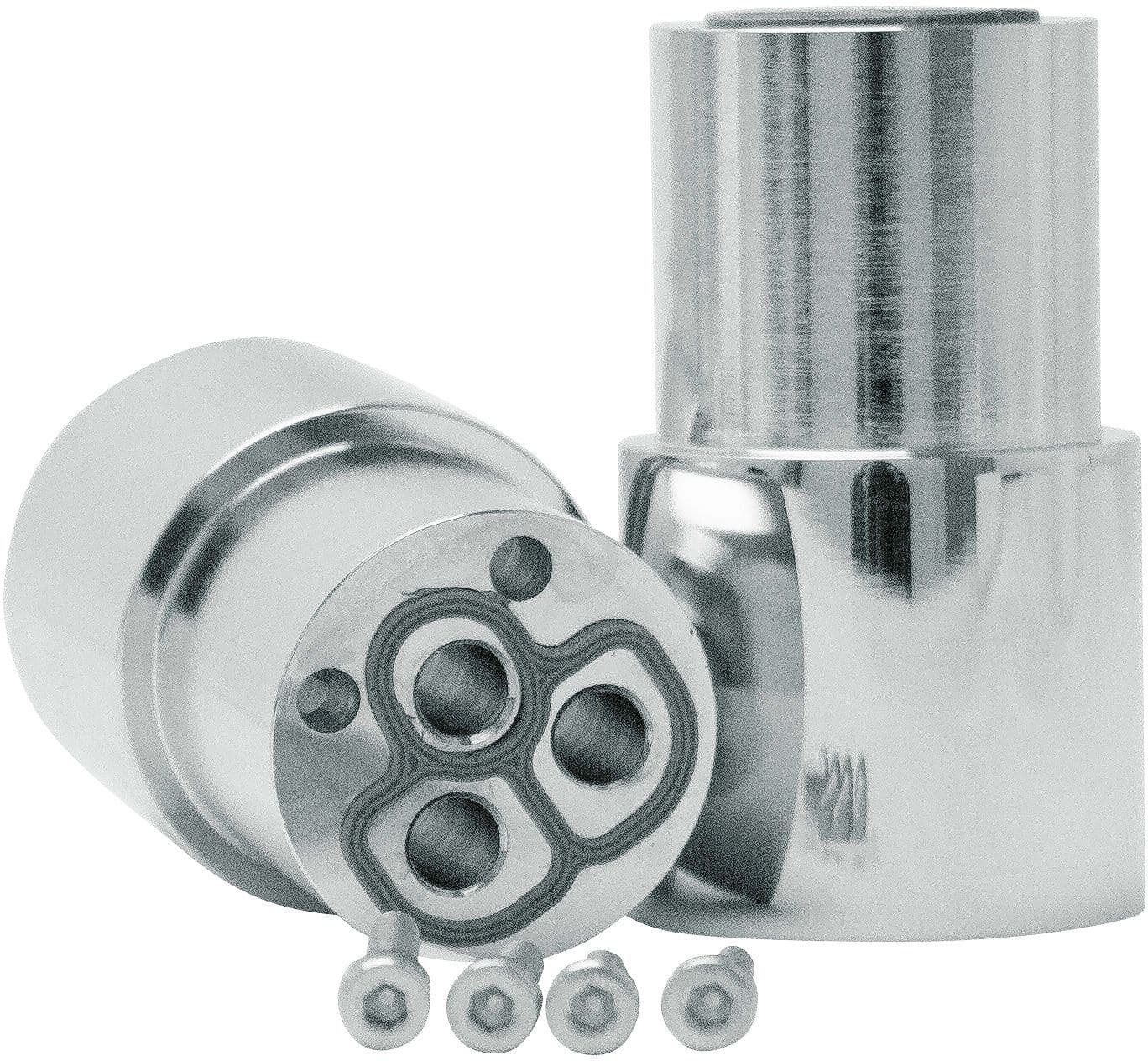 Rallonge +35MM pour 4TROUS robinet bain nobili chrome