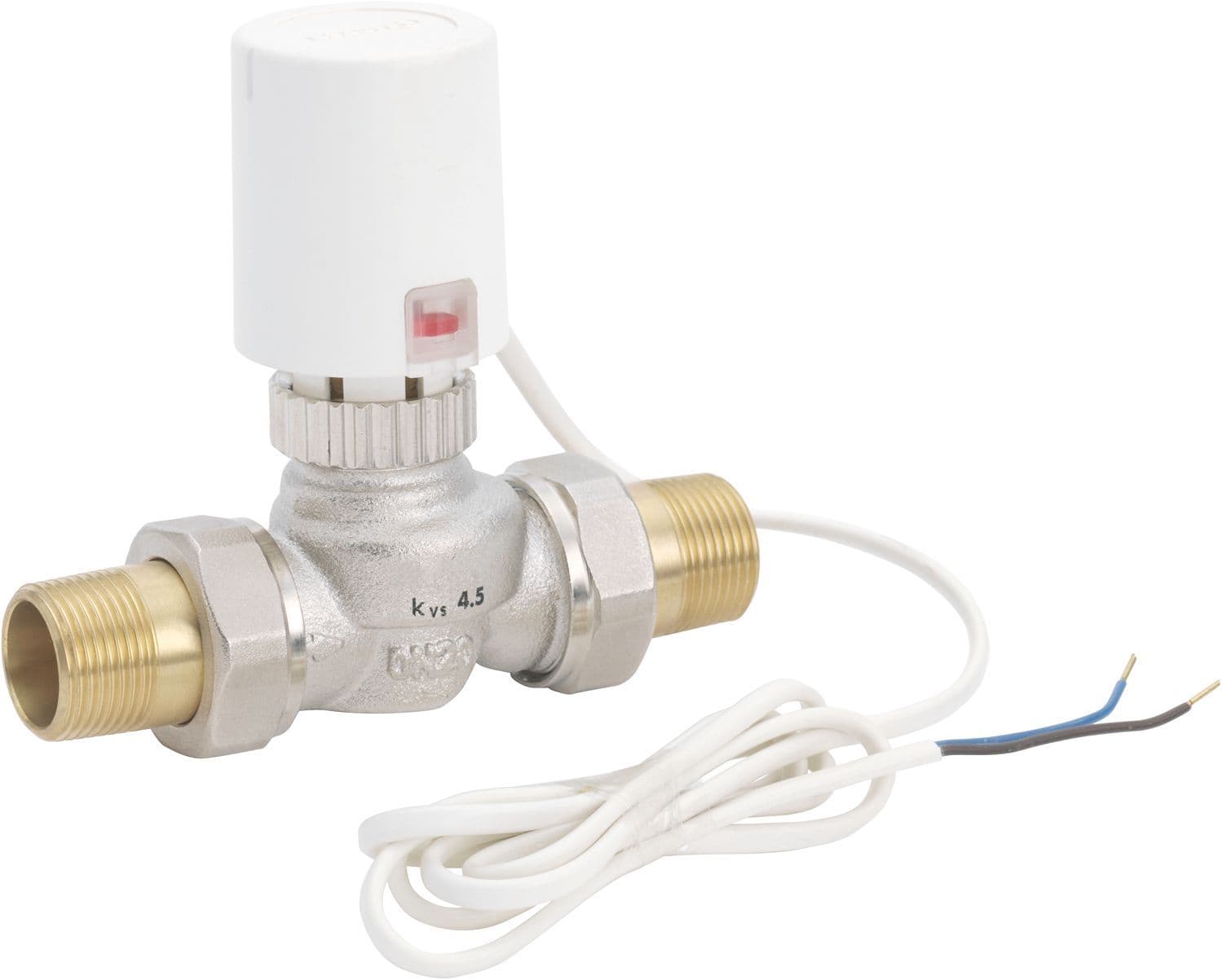 Zoneventiel 4/4" met motor 24V 10 m³/h rehau