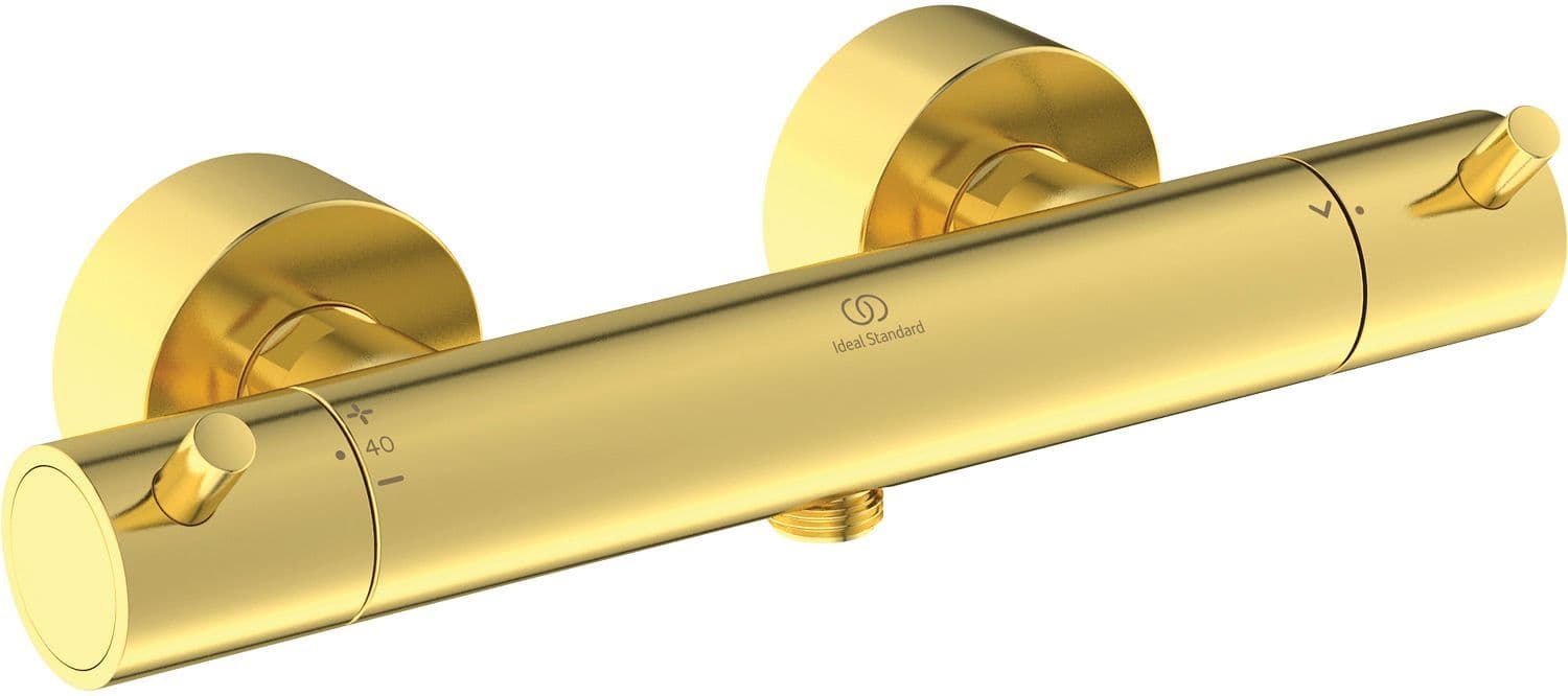 Thermostaat douche Ceratherm T125 Ideal standaard prin greep brushed gold