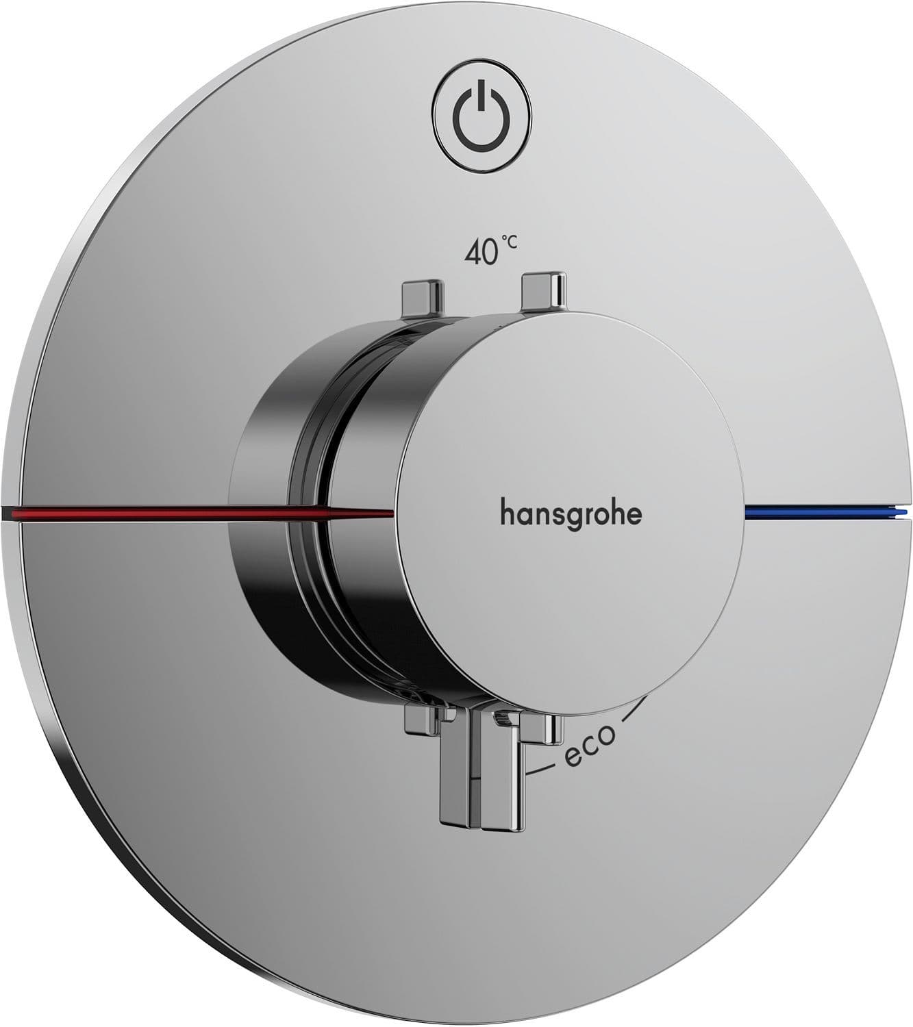 Afwerkset thermostaat +1 functie Comfort S HG chroom