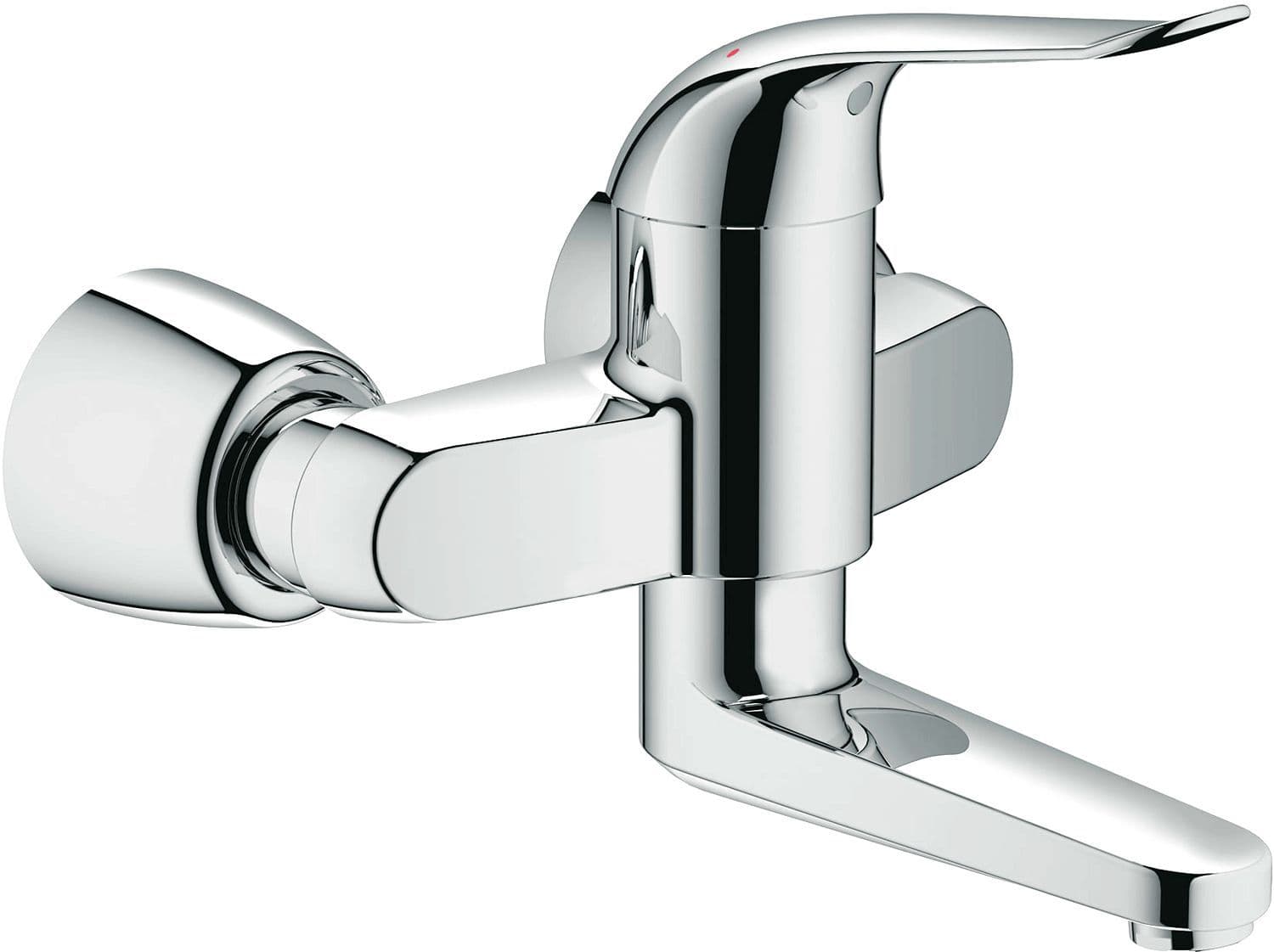 1GREEP Mengkraan muur euro-eco FG SPR.214MM chr