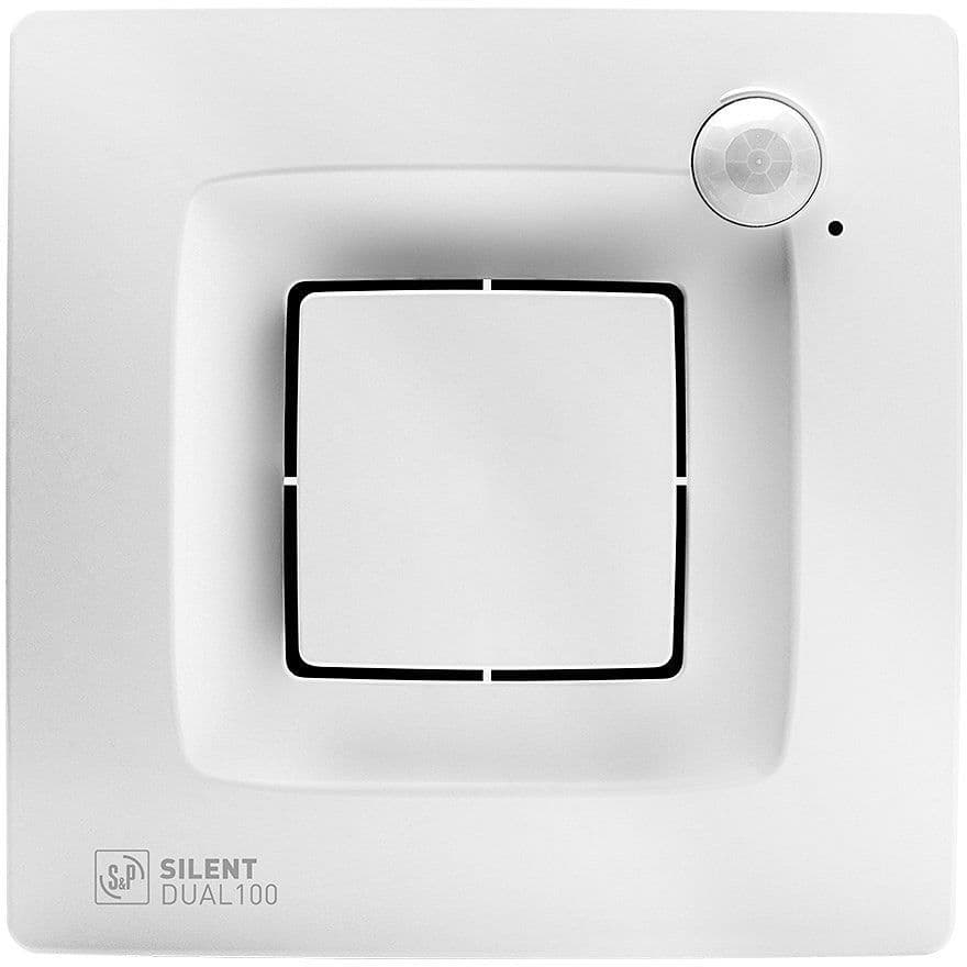 Ventilateur salle de bains silent dual 100 s&p