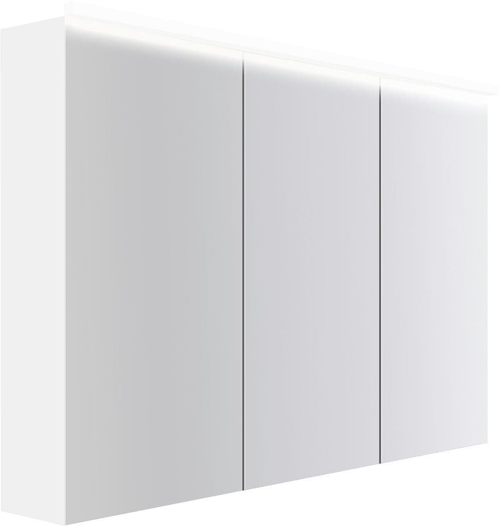 Armoire toilette COFFEE 3 portes 1200MM 4250K blanc mat DESCO-186998