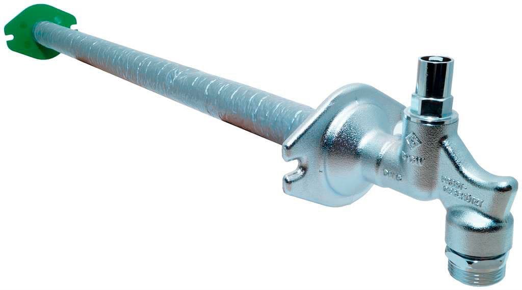 Vorstbestendige gevelkraan + sleutel sep-eis vsh DN15 130-450MM
