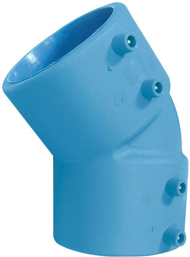 Elektro-elleboog 45° 50MM Niron nupi