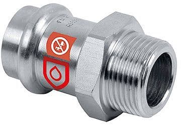 Puntstuk M 22MM-4/4" C-staal frabo