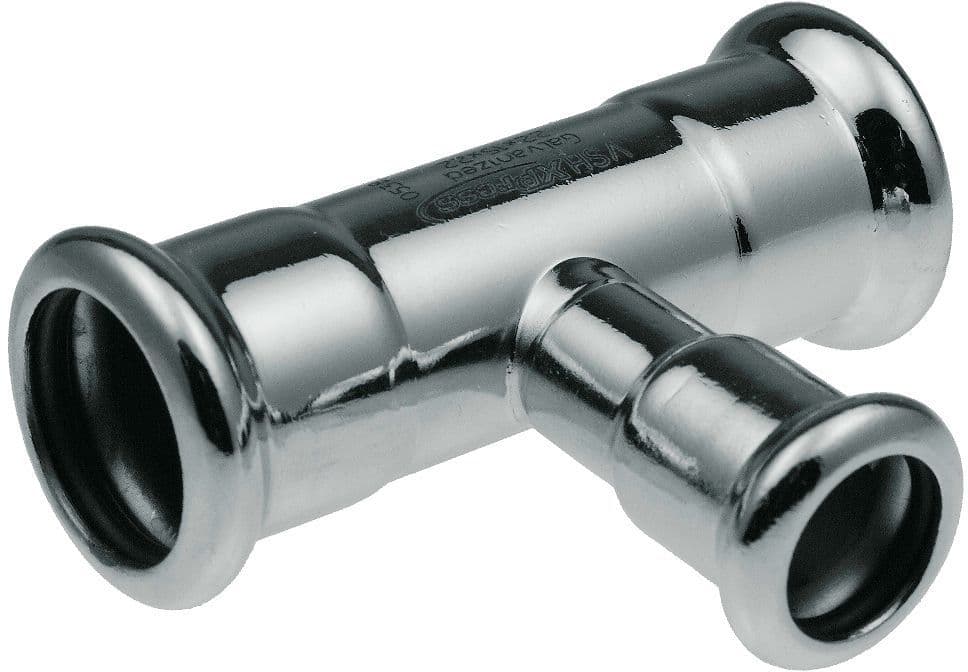 Staalpress reductie T vsh 15-22-15MM