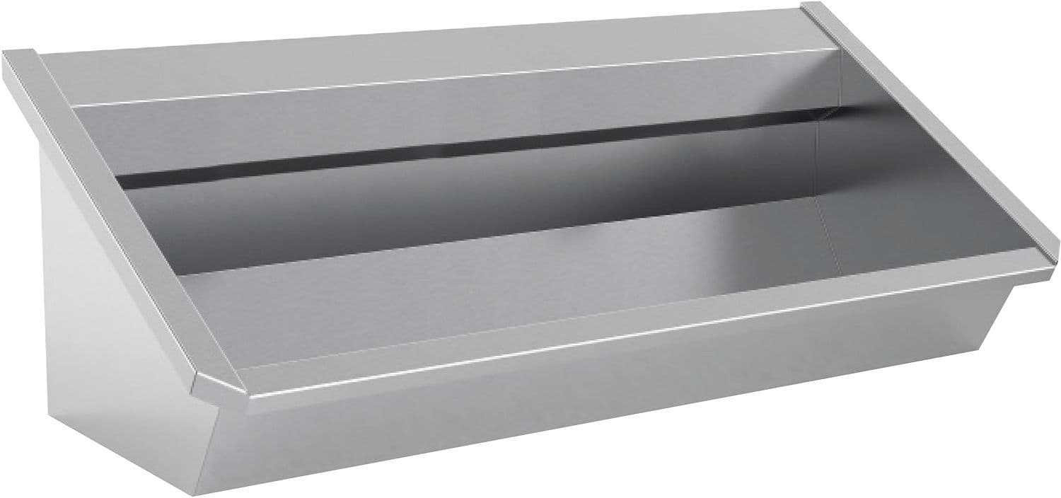 Muurwasgoot sanilav intersan 120CM Rvs 2 leidingen