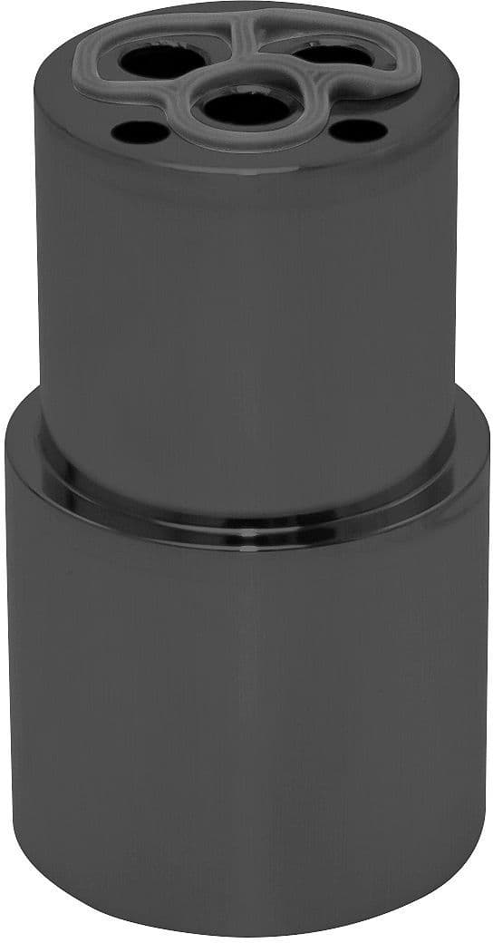 Rallonge +35MM pour robinet encastre lavabo nobili graphite brossé
