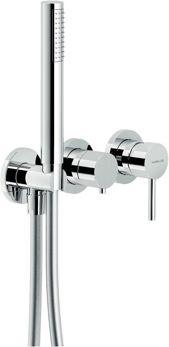 Afwerkset 3GATS mengkraan bad/douche muur live/velis nobili chroom
