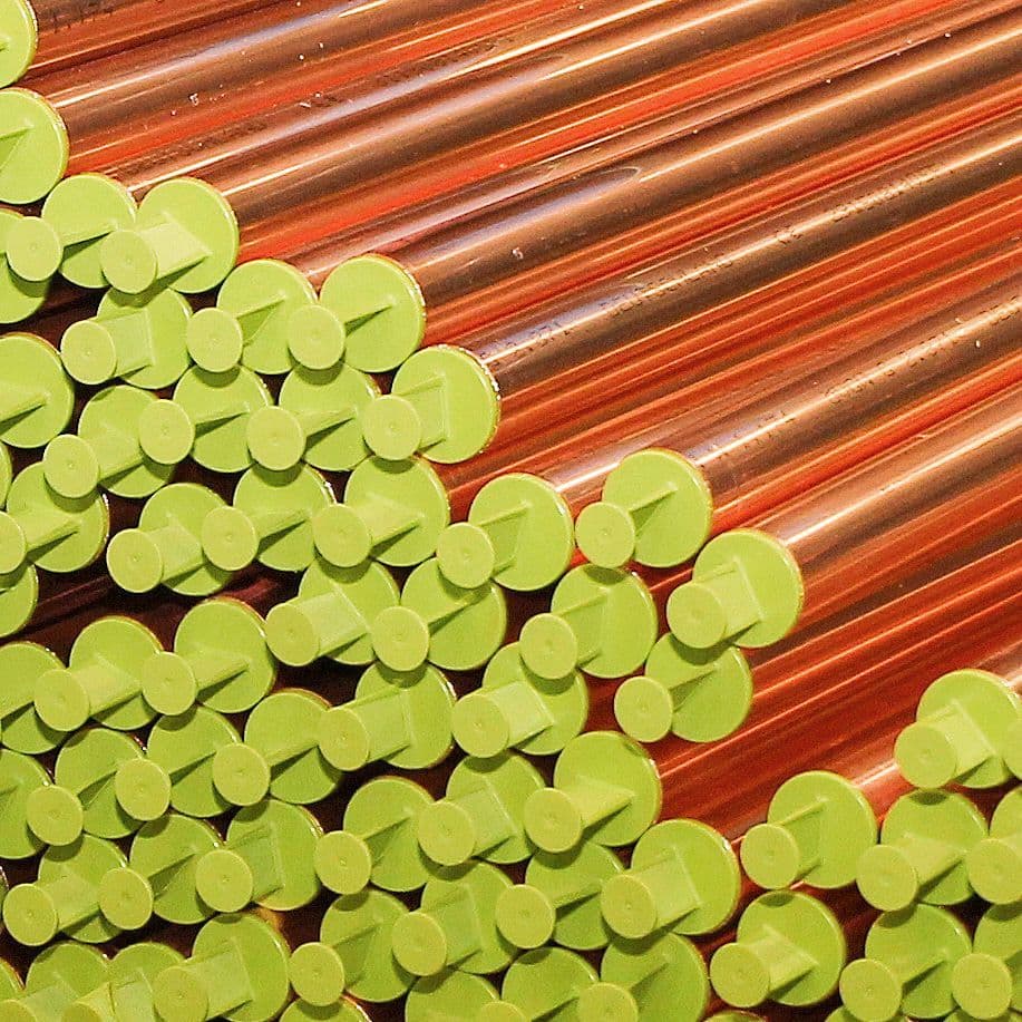 Koper buis 54-1,5MM hard voor persen en gas solderen lengte 5M