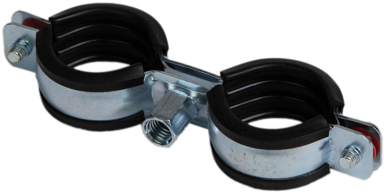 Dubbele beugel met isolatie 15-18MM M8/M10
