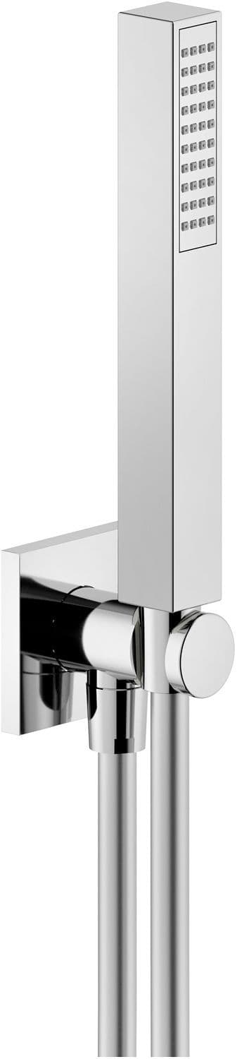 Garniture de bain+ coude de raccord mia nobili chrome