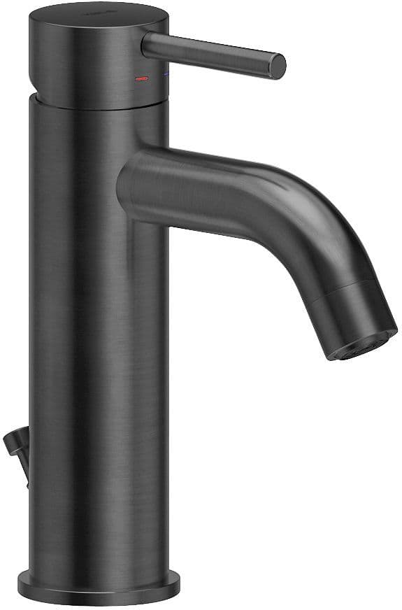 Mitigeur lavabo live nobili vidage automatique graphite brossé