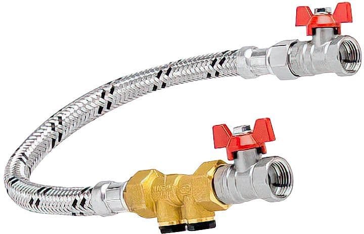 Kit de remplissage cc avec vannes a bille 1/2"FF 40CM