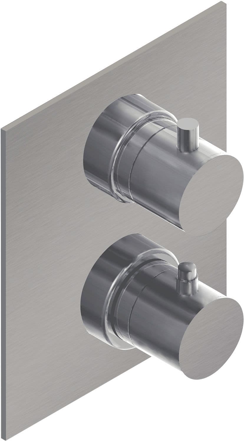 Inbouw thermostaat+omstel steel paffoni inox