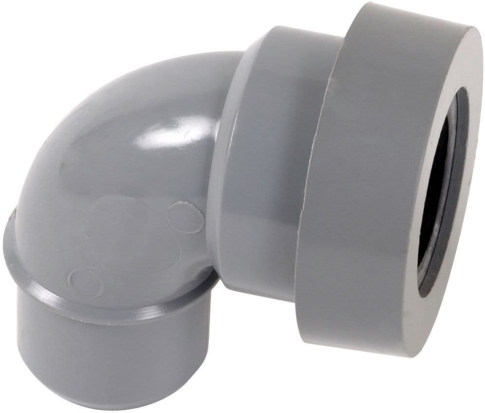 PVC elleboog + dichting Mf 90° 32MM-32MM