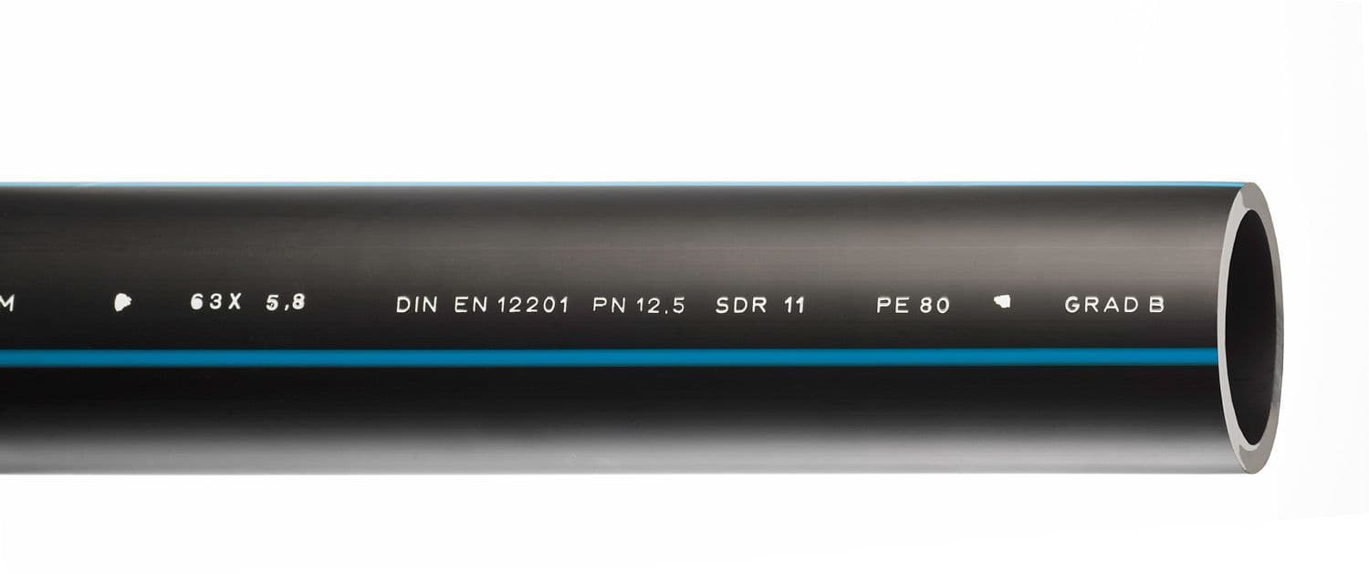 Buis HDPE voor drinkwater 50-4,6MM rol 50M