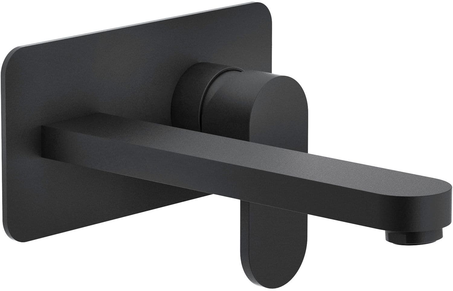 AFWERKSET 1GREEP MENGKRAAN LAVABO UP NOBILI 200MM MAT ZWART