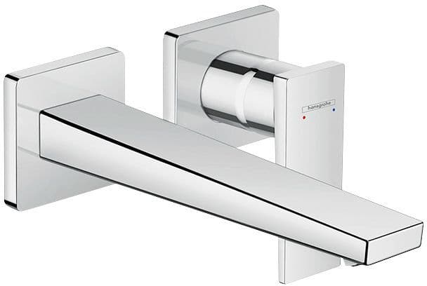 Afwerkset 1GREEP mengkraan muur lavabo Metropol HG 225MM chroom